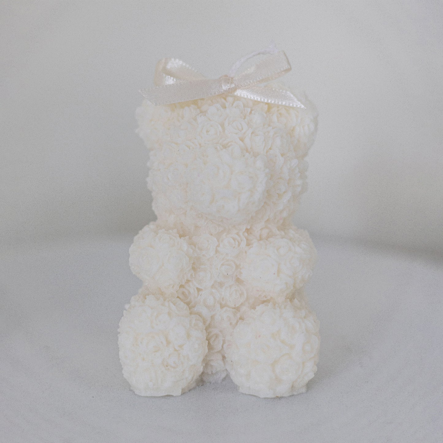 Flower Teddy Bear Candle