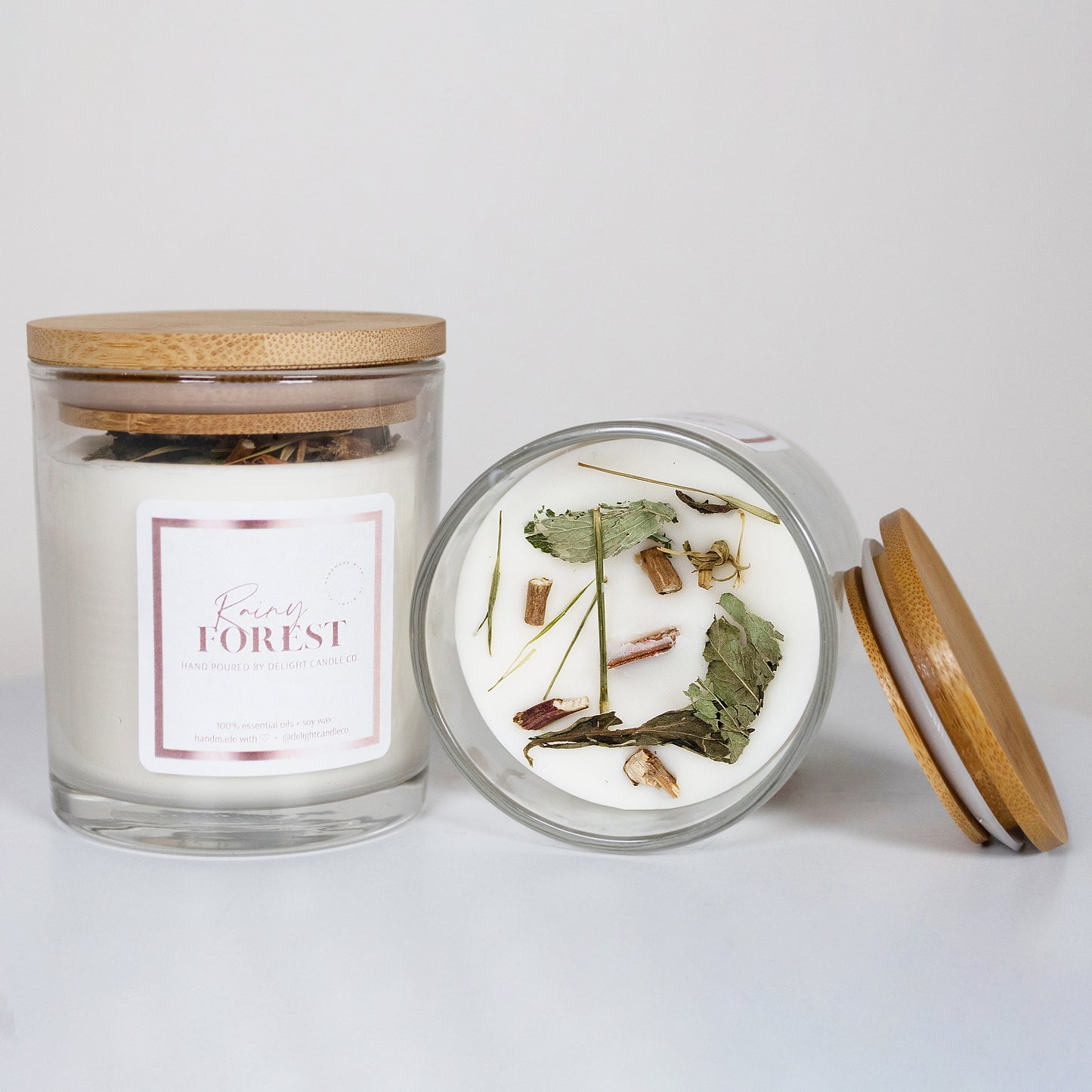 Rainy Forest Wood Scented Candle